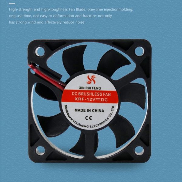 3pcs XIN RUI FENG 12V Ball Bearing 5cm Silent DC Cooling Fan - Image 5