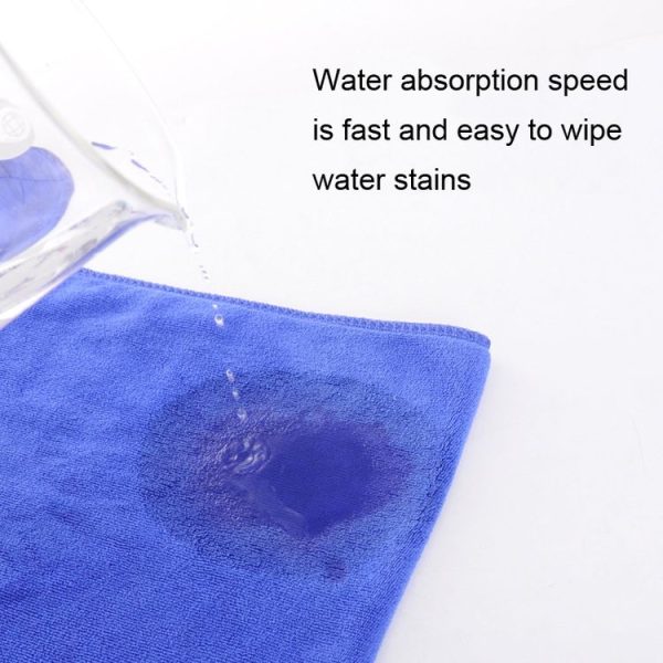 25x25cm Nano Thickened Large Bath Towel Hairdresser Beauty Salon Adult With Soft Absorbent Towel (White) - Image 3