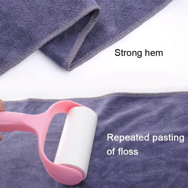 25x25cm Nano Thickened Large Bath Towel Hairdresser Beauty Salon Adult With Soft Absorbent Towel (White) - Image 4