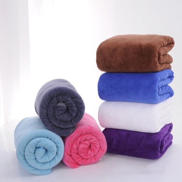 25x25cm Nano Thickened Large Bath Towel Hairdresser Beauty Salon Adult With Soft Absorbent Towel (White) - Image 7