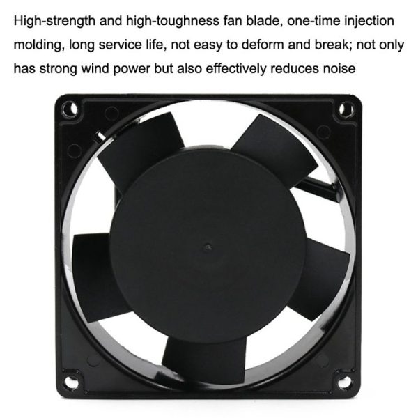 220V Oil Bearing 9cm Silent Chassis Cabinet Heat Dissipation Fan - Image 3