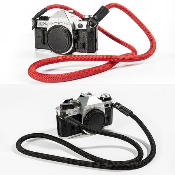 Climbing Rope Camera Strap SLR Camera Retro Wearable Shoulder Strap (Black) - Image 6
