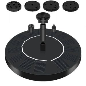 16cm Solar Water Fountain Pool Outdoor Bird Bath Solar Powered Fountain Floating Water