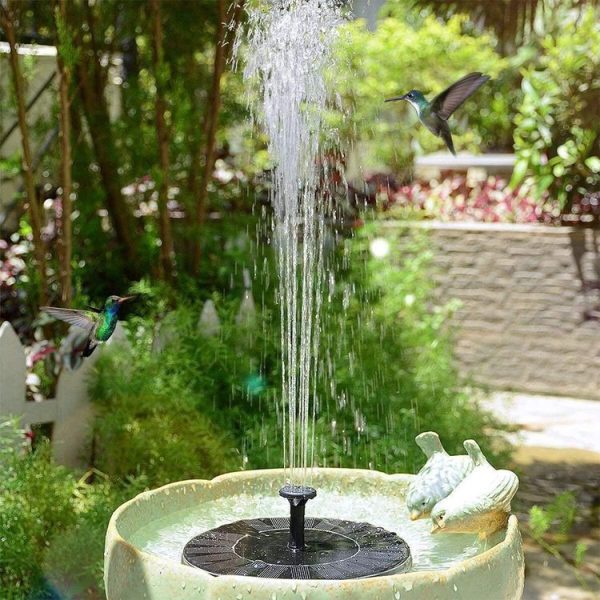 16cm Solar Water Fountain Pool Outdoor Bird Bath Solar Powered Fountain Floating Water - Image 7