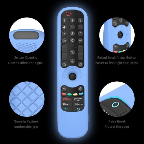 LG AN-MR21GC / AN-MR21N / AN-MR21GA TV Remote Control Silicone Case (Luminous Green) - Image 5