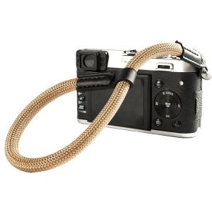 Climbing Rope Camera Wrist Strap SLR Camera Wear-resistant Bracelet (Light Brown)