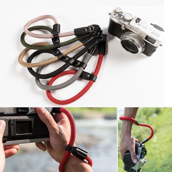 Climbing Rope Camera Wrist Strap SLR Camera Wear-resistant Bracelet (Light Brown) - Image 7