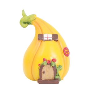 R3F1M0 Resin Cake Ornament Gardening Flower Pot Scene Matching Home Decoration (Pumpkin Room)