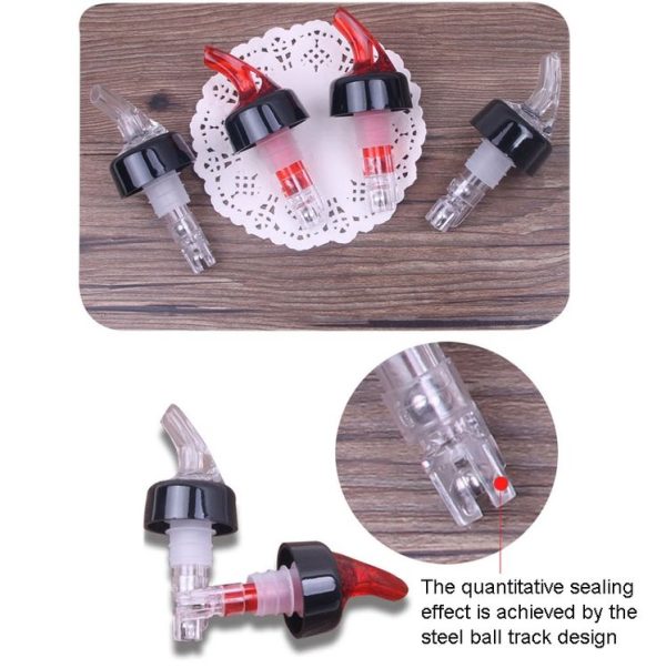 Quantitative Wine Pourer Red Wine Cork Wine Stopper 15ml Transparent - Image 4