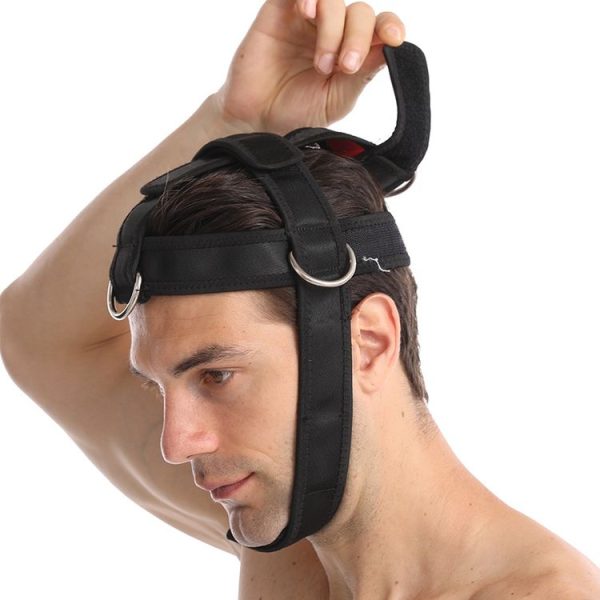 MK119 Neck Training Belt Head and Neck Trainer Shoulder Weight Strength Training Headgear - Image 6
