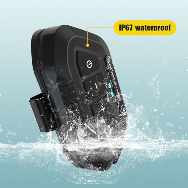 LX2 Motorcycle Helmet Bluetooth Earphone Waterproof Noise Canceling Motorcycle Headphones (Black) - Image 7