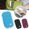 Travel Storage Passport Document Bag Multifunctional Ticket Holder Card Holder (Black) - Image 2