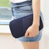 Travel Storage Passport Document Bag Multifunctional Ticket Holder Card Holder (Black) - Image 6