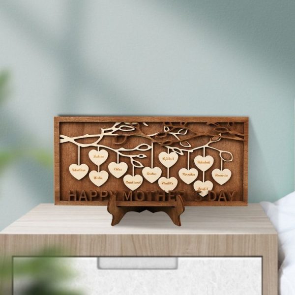 210157A Living Room Desktop Wooden Handicraft Ornaments Home Atmosphere Decoration - Image 6