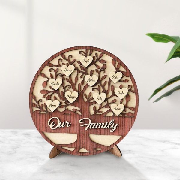 210157A Living Room Desktop Wooden Handicraft Ornaments Home Atmosphere Decoration - Image 7