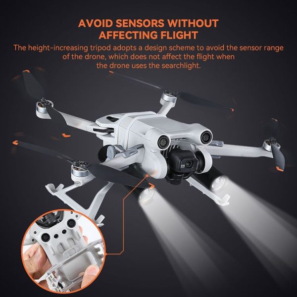DJI Mini 3 Pro RCSTQ Dual Flashlight Arm Searchlight With Increase Tripod - Image 4