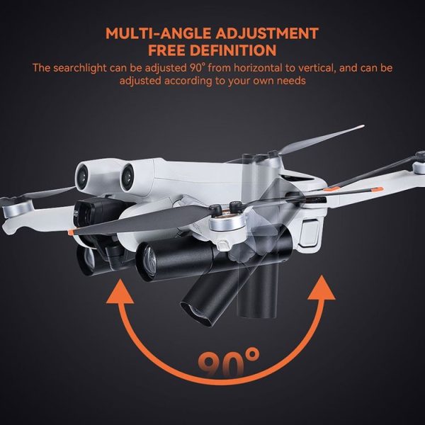 DJI Mini 3 Pro RCSTQ Dual Flashlight Arm Searchlight With Increase Tripod - Image 6