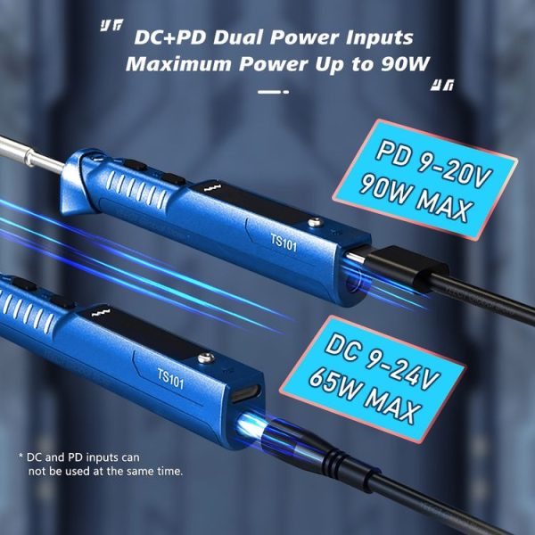 MINIWARE TS101 PD DC Soldering Iron 90W Portable Soldering Pen (With I Soldering Iron Head) - Image 5