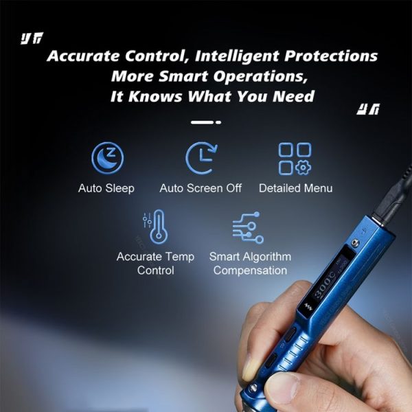 MINIWARE TS101 PD DC Soldering Iron 90W Portable Soldering Pen (With I Soldering Iron Head) - Image 6