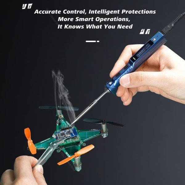 MINIWARE TS101 PD DC Soldering Iron 90W Portable Soldering Pen (With I Soldering Iron Head) - Image 9