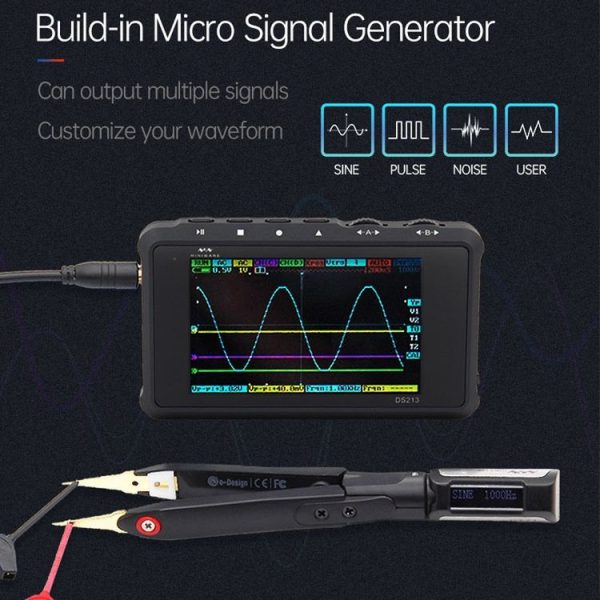 MINIWARE DT71 Measuring Digital Tweezers Signal Generator Multimeter - Image 15