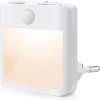 NL2101 Motion Sensor LED Night Light AC Plug Dimming Sleep Lights, Spec: Warm White EU Plug - Image 2