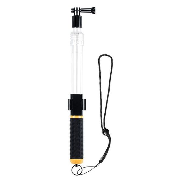 Transparent Retractable Selfie Stick Buoyancy Stick for Gopro Hero11 Black / HERO10 Black / HERO9 Black / HERO8 / HERO7 / 6 / 5 / 5 Session / 4 Session / 4 / 3+ / 3 / 2 / 1 - Image 2