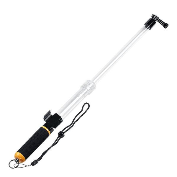 Transparent Retractable Selfie Stick Buoyancy Stick for Gopro Hero11 Black / HERO10 Black / HERO9 Black / HERO8 / HERO7 / 6 / 5 / 5 Session / 4 Session / 4 / 3+ / 3 / 2 / 1 - Image 4