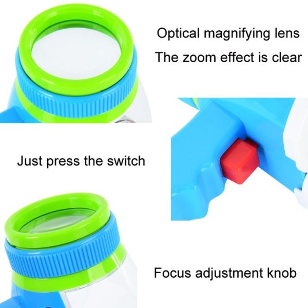 Children Animal Plant Observer Scientific Experiment Magnifying Glass - Image 5