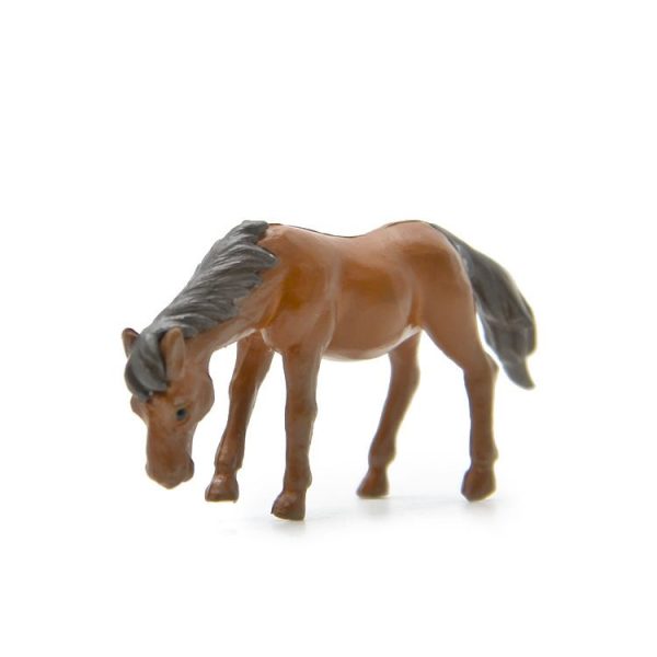 Horse Figure DIY Micro-landscape Landscaping Doll Desktop Decoration Ornaments (White) - Image 4