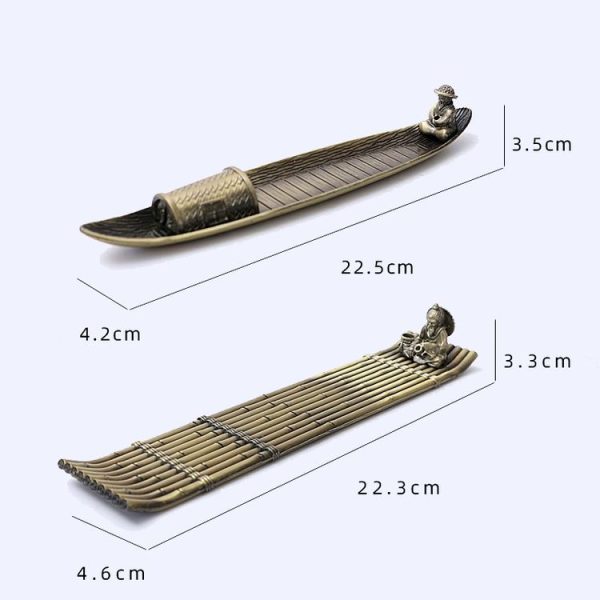 Fisherman Incense Stick Holder Insence Burner Ash Catcher Insense Stand (Fishing Boat) - Image 8