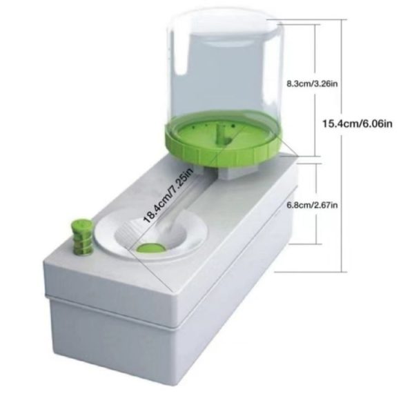 Oil Painting Brush Cleaner Tool with Water Container Paint Pen Washer GEN 1 Green - Image 2
