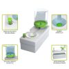 Oil Painting Brush Cleaner Tool with Water Container Paint Pen Washer GEN 1 Green - Image 3