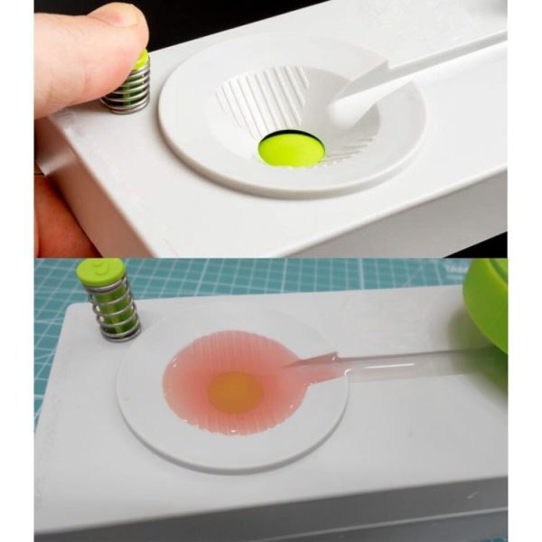 Oil Painting Brush Cleaner Tool with Water Container Paint Pen Washer GEN 1 Green - Image 5