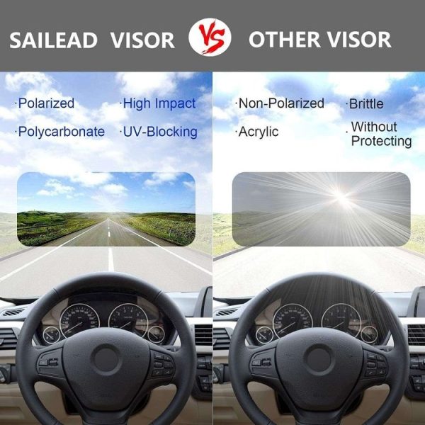 360 Degree Adjustable Car Driver Sun Visor, Color: Ordinary Board - Image 5