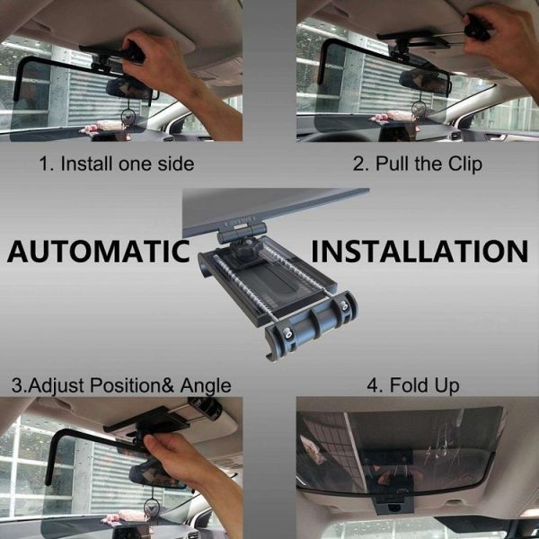 360 Degree Adjustable Car Driver Sun Visor, Color: Ordinary Board - Image 6