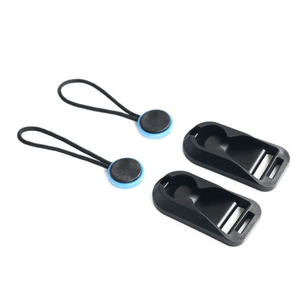 MBL-00 1 Pair Tail Rope + 1 Pair Quick Release Plate Camera Quick Release Buckle Combination (Blue)