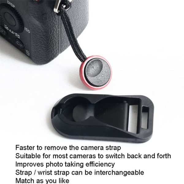 MBL-00 1 Pair Tail Rope + 1 Pair Quick Release Plate Camera Quick Release Buckle Combination (Blue) - Image 3