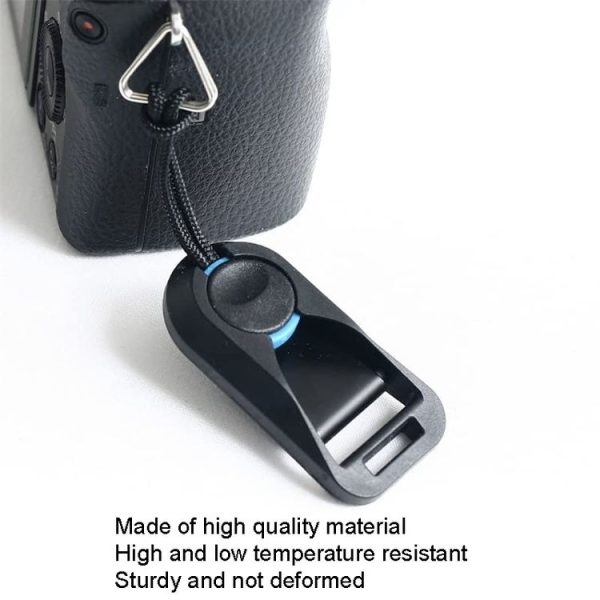 MBL-00 1 Pair Tail Rope + 1 Pair Quick Release Plate Camera Quick Release Buckle Combination (Blue) - Image 4