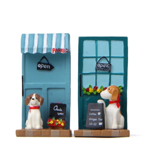 Puppy Billboard Micro-landscape Landscaping Doll Store Small Flower Desktop Decoration (Flower Puppy) - Image 2