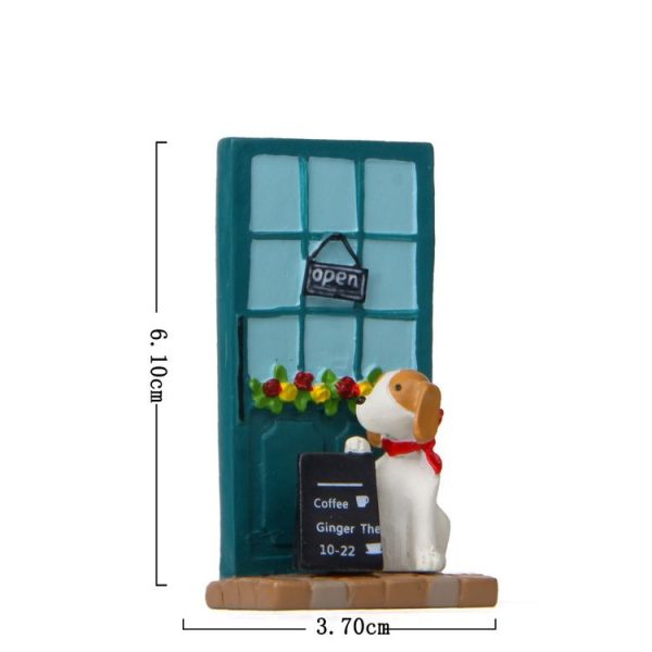 Puppy Billboard Micro-landscape Landscaping Doll Store Small Flower Desktop Decoration (Flower Puppy) - Image 3