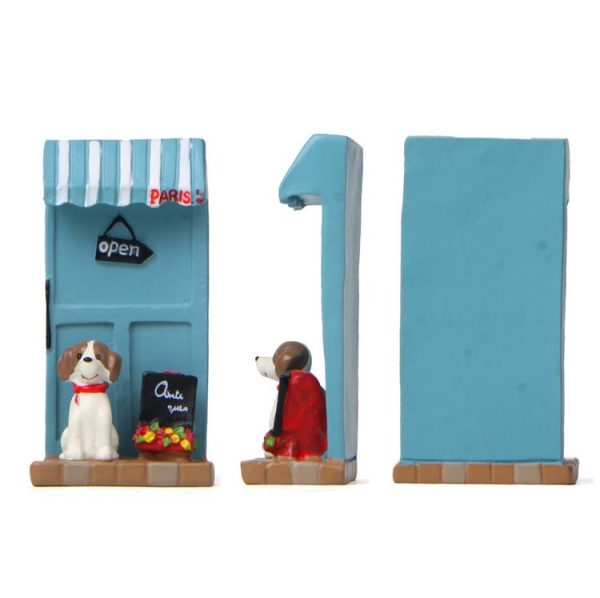 Puppy Billboard Micro-landscape Landscaping Doll Store Small Flower Desktop Decoration (Flower Puppy) - Image 4