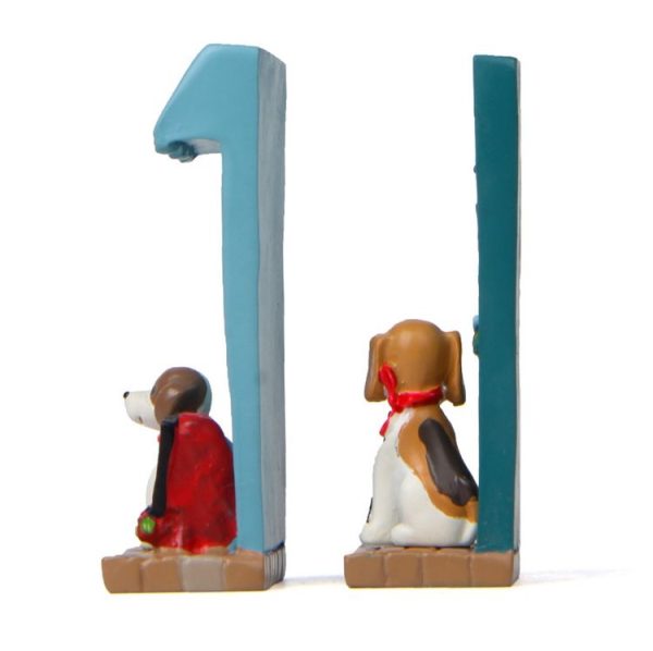 Puppy Billboard Micro-landscape Landscaping Doll Store Small Flower Desktop Decoration (Flower Puppy) - Image 6