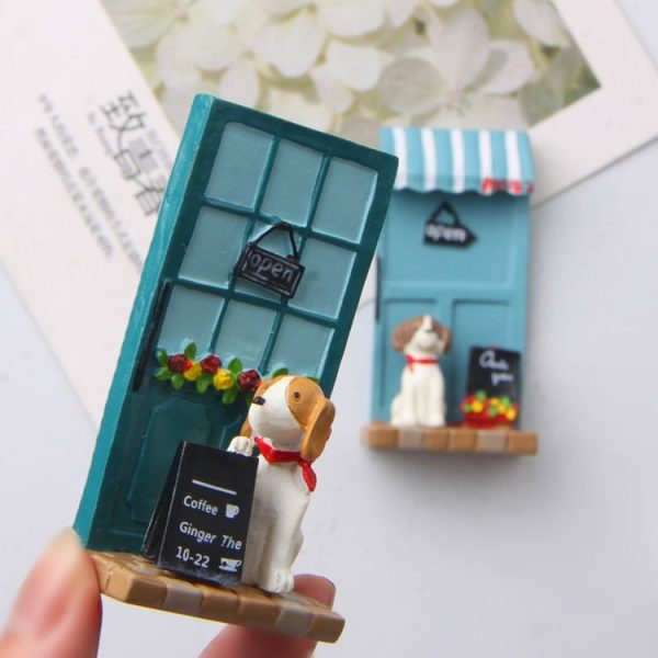 Puppy Billboard Micro-landscape Landscaping Doll Store Small Flower Desktop Decoration (Flower Puppy) - Image 7