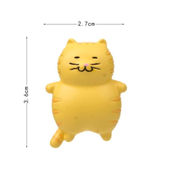 Fat Cat 3D Refrigerator Magnet Magnetic Sticker Phone Case DIY Accessories (Black) - Image 3