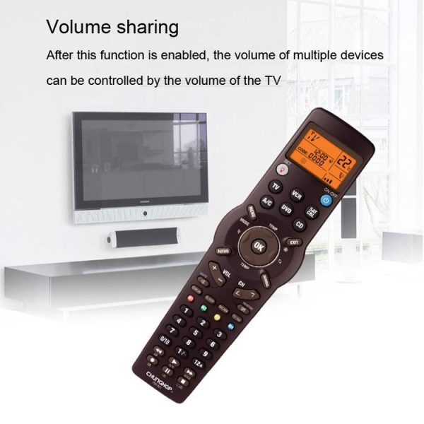 CHUNGHOP RM-991 6 In 1 Universal Learning Infrared Universal Remote Control - Image 5