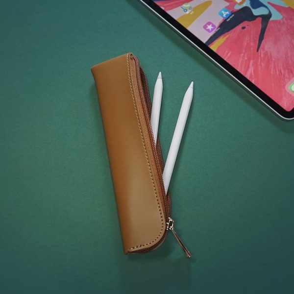 AhaStyle WG11 Leather Nib Pen Holder Pen Case Convenience Anti Lost Bag (Black) - Image 6