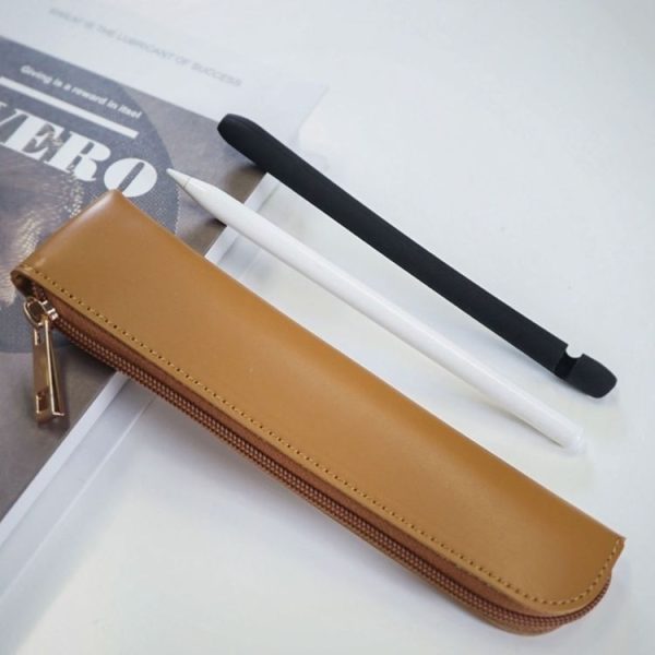 AhaStyle WG11 Leather Nib Pen Holder Pen Case Convenience Anti Lost Bag (Black) - Image 7