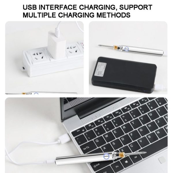 5V 15W Rechargeable Wireless Soldering Iron DIY Mini Soldering Pen - Image 3
