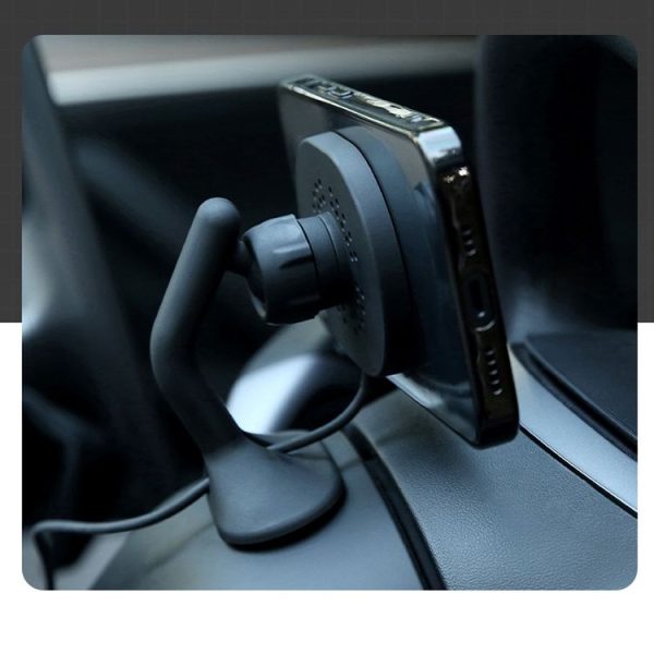 Tesla Model3 / Y Mobile Phone Car Magnetic Bracket Wireless Charging - Image 6